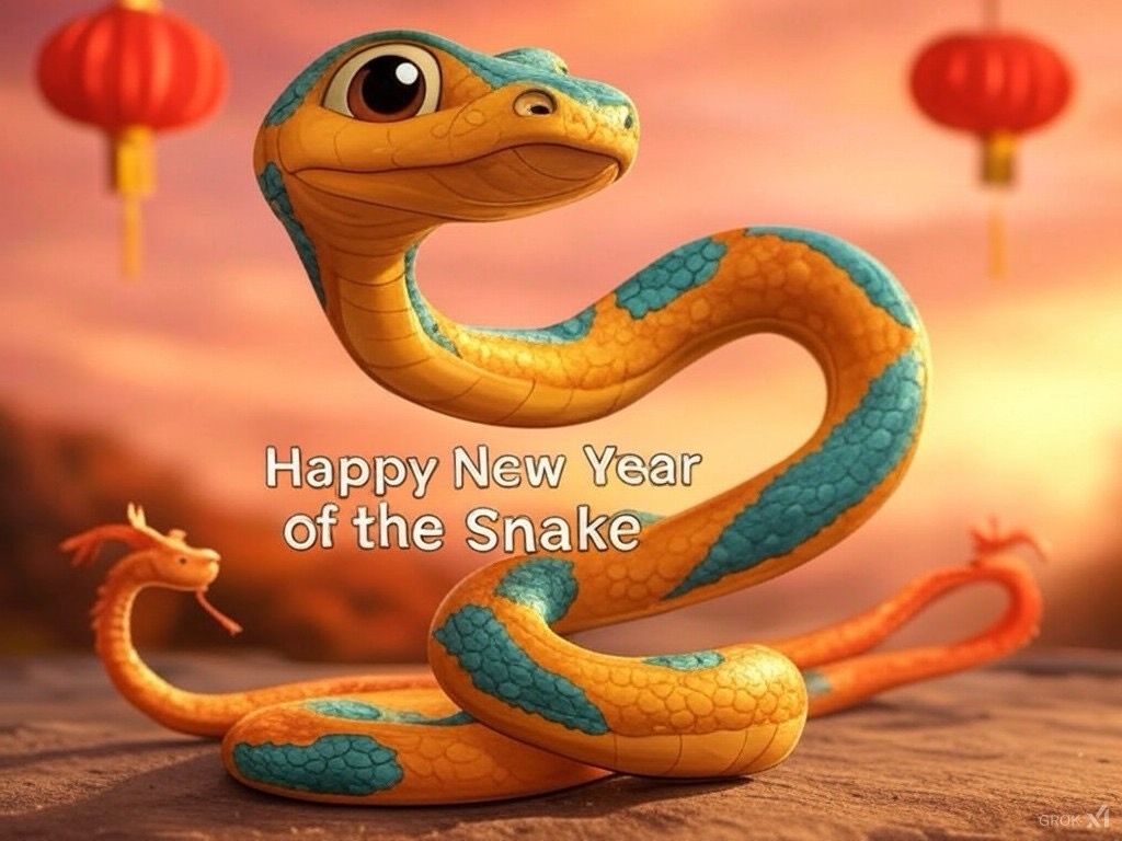 Bonne année du Serpent de Bois !